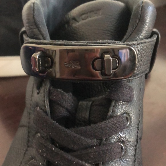 Black coach high tops - Picture 8 of 9